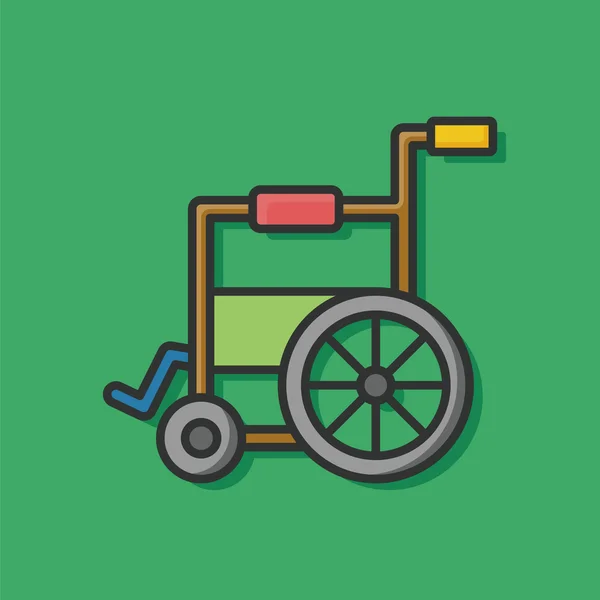 Wheelchair icon — Stock Vector