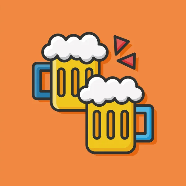 Ícone de cerveja — Vetor de Stock