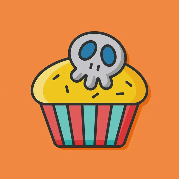 Cupcake ikonra — Stock Vector