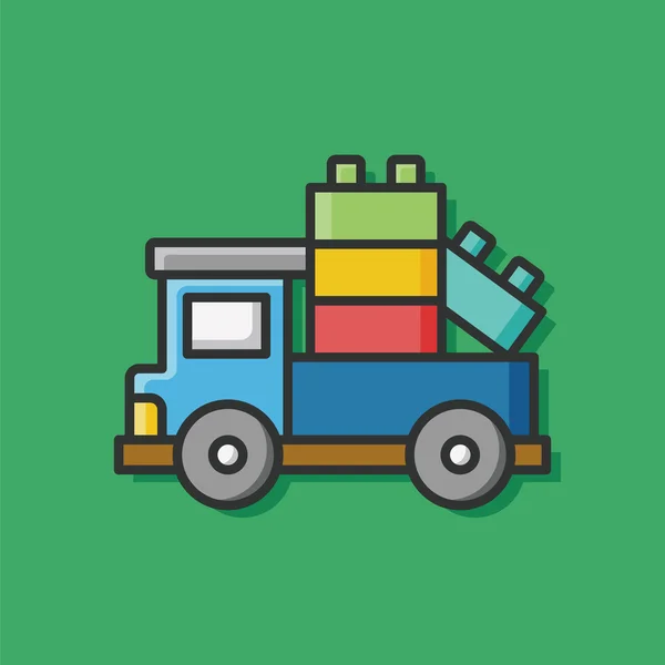 Juguete coche icono — Vector de stock