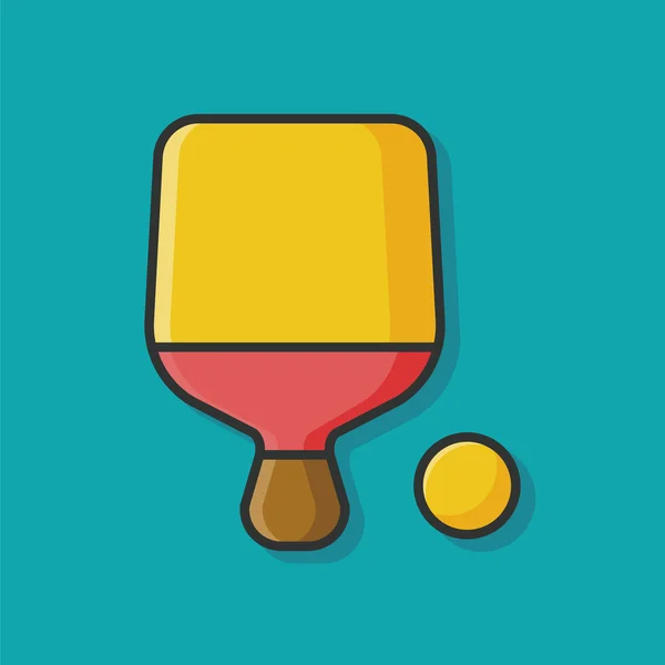 Icono de tenis de mesa — Vector de stock