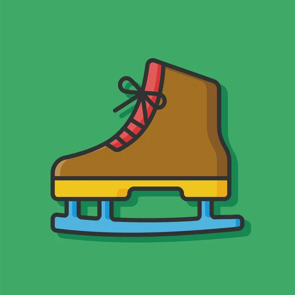 Icône de patin à roulettes — Image vectorielle