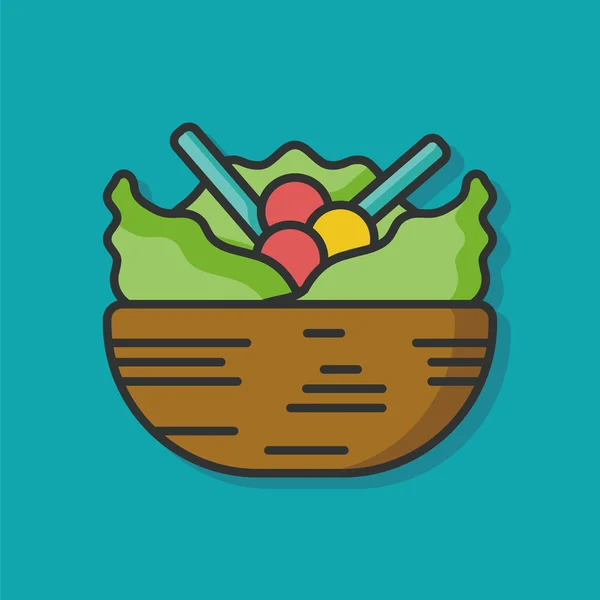 Salatsymbol — Stockvektor