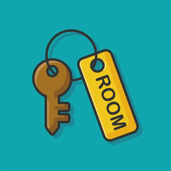 otel anahtar simge vektör