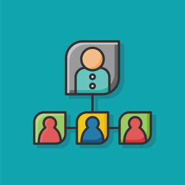 insanlar sosyal bağlantı simgesi