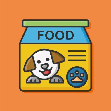 evde beslenen hayvan köpek gıda simgesi