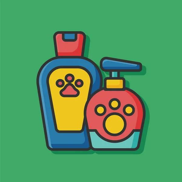 Icono de champú para mascotas — Vector de stock