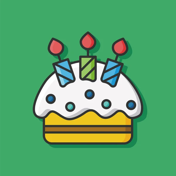 Cake icon object vector — Stock Vector