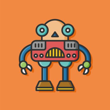 makine robot simge vektör