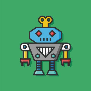 makine robot simge vektör