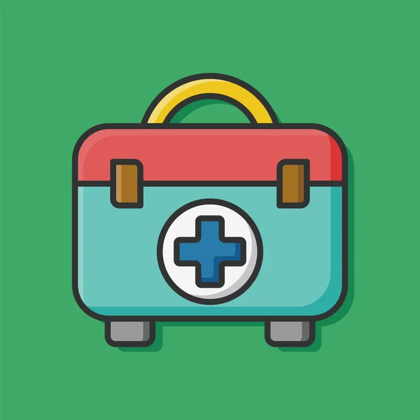 First aid kit icon — Stock Vector