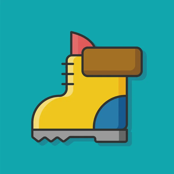 Camp boot icon — Stock Vector