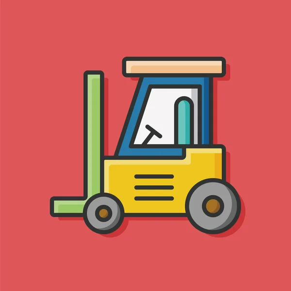 Camion de livraison Icône vecteur — Image vectorielle