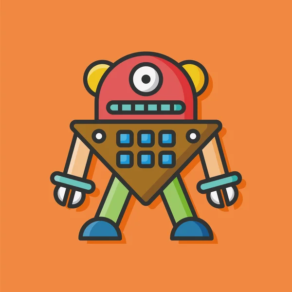 Вектор иконок робота — стоковый вектор