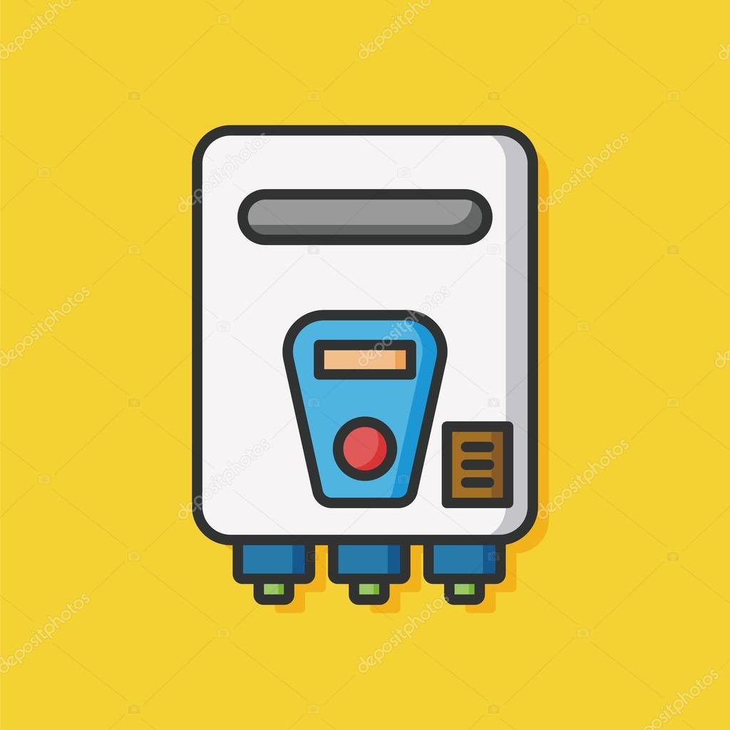 Water heaters icon