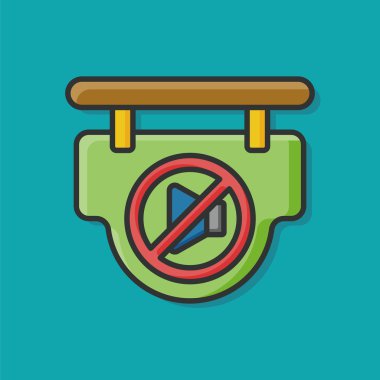 hiçbir ses işareti simgesi