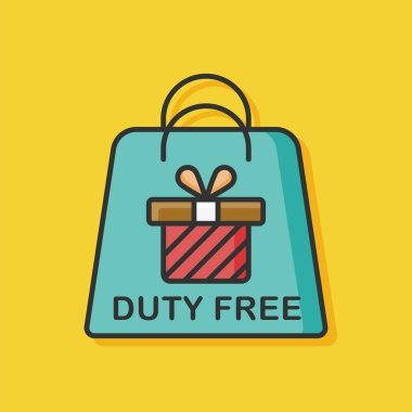 Duty free çanta simgesi 