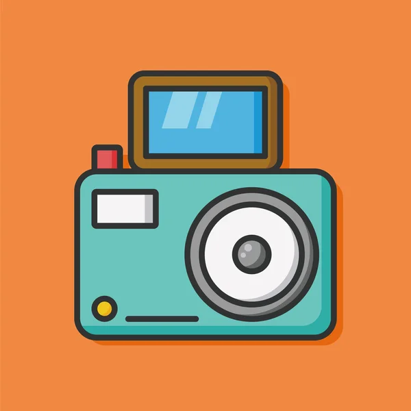 Cámara película foto icono — Vector de stock