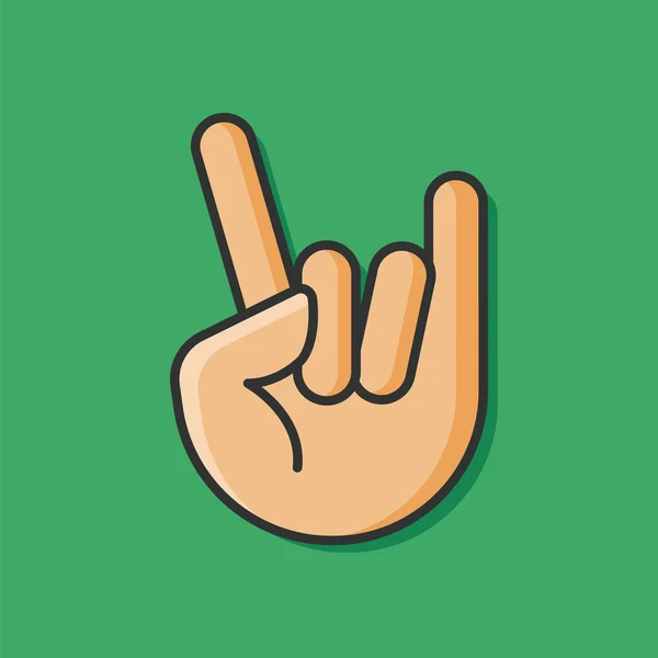 Hand gesture icon vector — Stock Vector