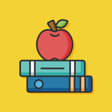 Bilim kitap vektör simgesi