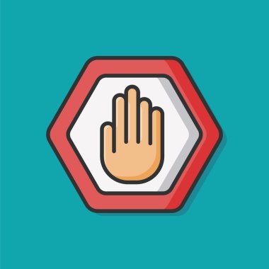 İşareti vektör simge yasakla