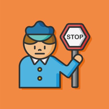 Trafik Mesaj vektör simgesi