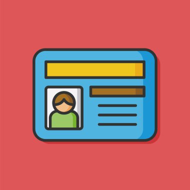 Rating kartı vektör simgesi