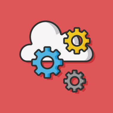 bulut kablosuz vektör simgesi