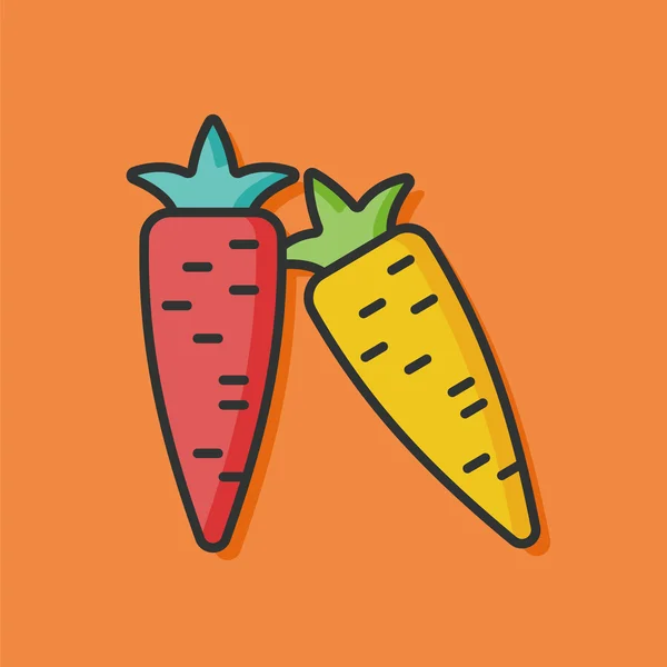 Овочева редька Векторна іконка — стоковий вектор
