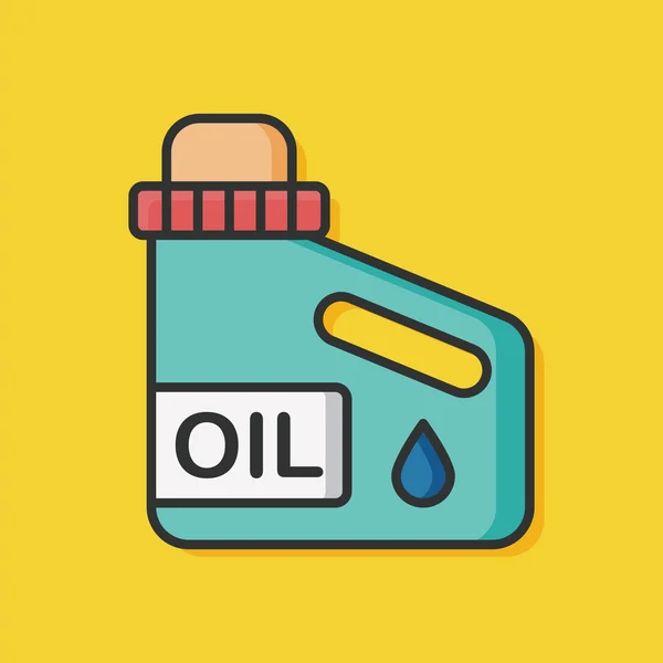 Векторна іконка бензинової олії — стоковий вектор