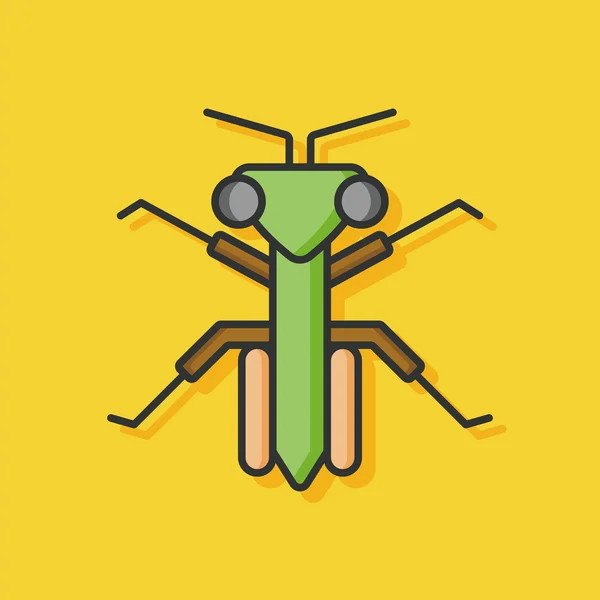 Insect bug vector icon — Stock Vector