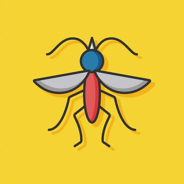 Insecto insecto vector icono — Vector de stock