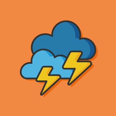 hava bulutu vektör simgesi