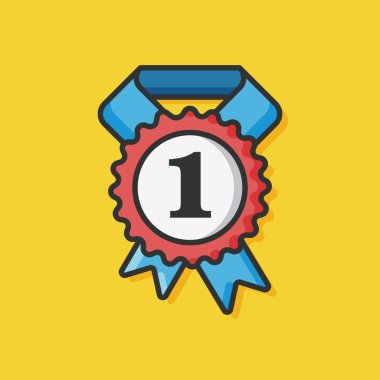 ödül kupa vektör simgesi