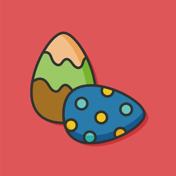 Easter egg vector icon — Stock Vector