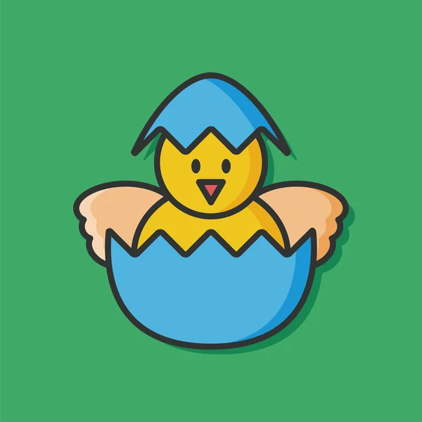 Huevo de Pascua vector icono — Vector de stock