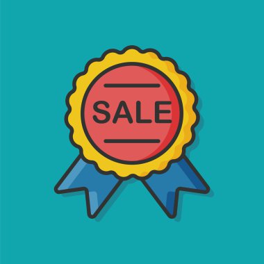 Satış indirim vektör simgesi