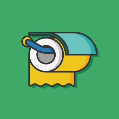 İpek kağıtları vektör simgesi