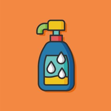 şampuan şişesi vektör simgesi