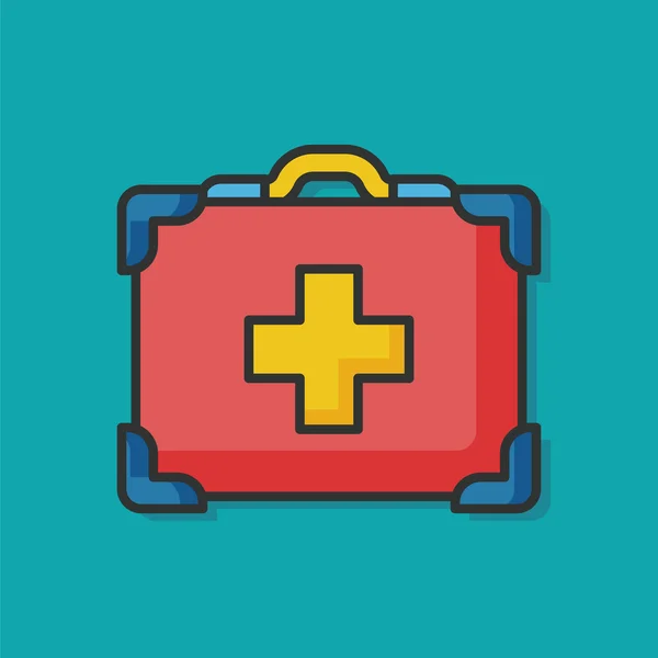 First aid kit vector icon — Stock Vector