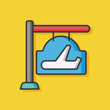 Havaalanı bilgi Panosu simgesi