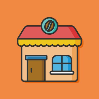 Kafe vektör simgesi