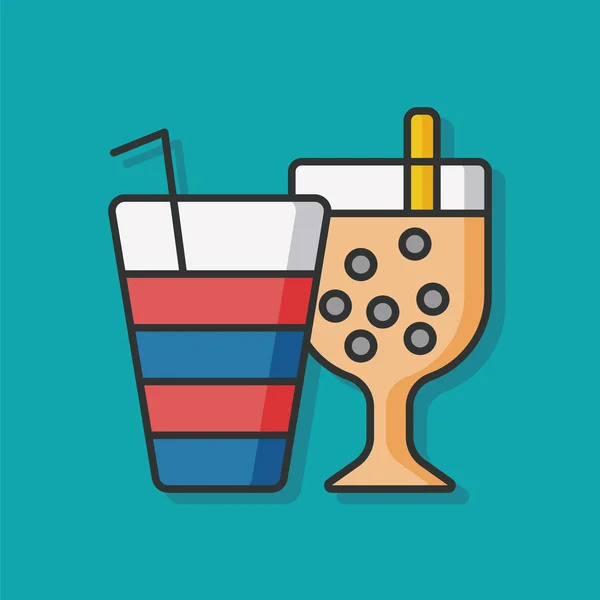 Suco bebida vetor ícone — Vetor de Stock