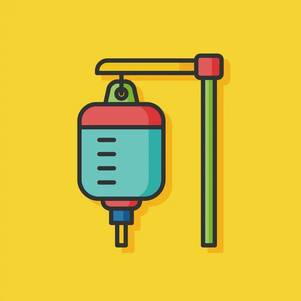 Medical drip vector icon — Stock Vector