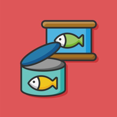 balık yemi simge vektör