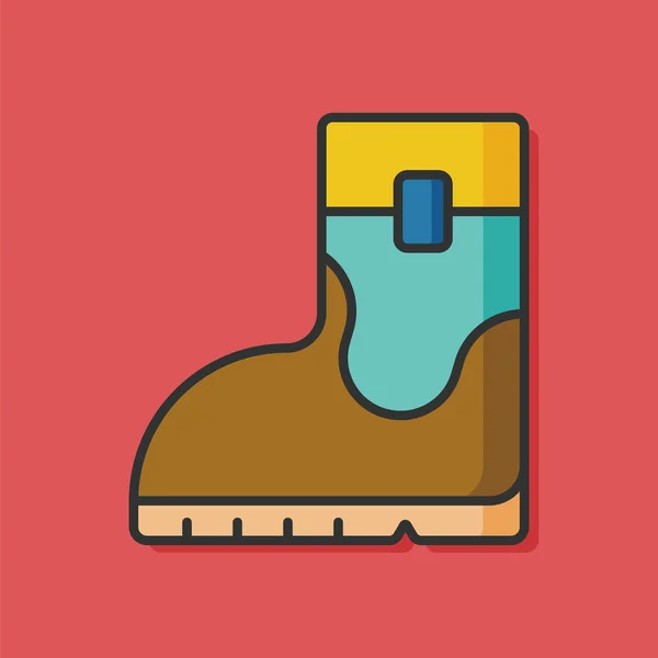 Déšť boty vektorové ikony — Stockový vektor