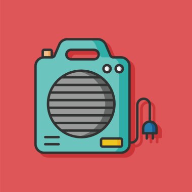 Vantilatör vektör simgesi