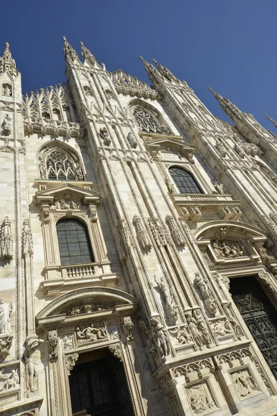 Details of the spires of Milan cathedral Royalty Free Stock Photos