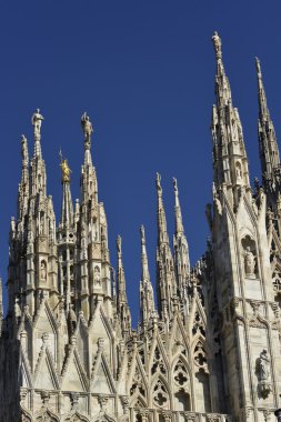 Milano Katedrali'ne Kulesi ayrıntılarını