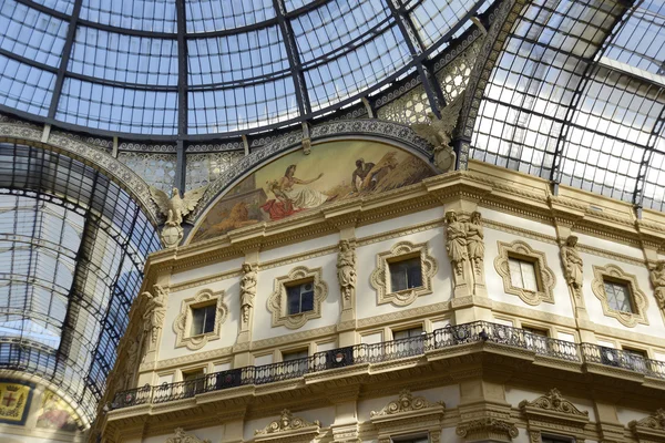 Galleria Vittorio Emanuele en Milán — Foto de Stock